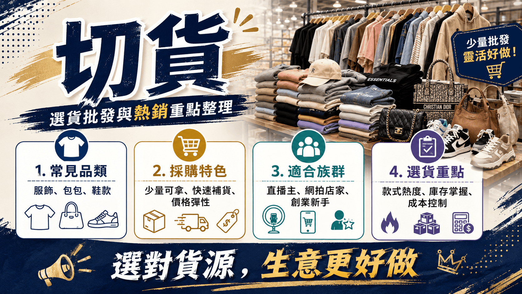切貨是一種常見的批發與進貨模式